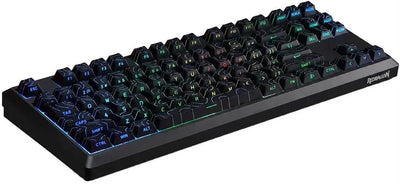 Teclado Gamer Mecánico Redragon Uranus 87 Pro K737B TKL Hot-Swap RGB Inalámbrico Negro - Bestmart