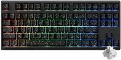 Teclado Gamer Mecánico Redragon Uranus 87 Pro K737B TKL Hot-Swap RGB Inalámbrico Negro - Bestmart