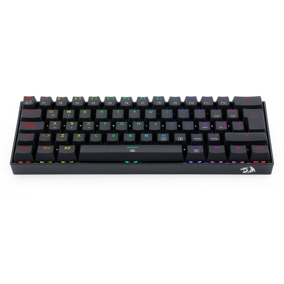 Teclado Gamer Redragon DRAGONBORN K630 RGB - SWITCH RED - Negro - Bestmart Open Box