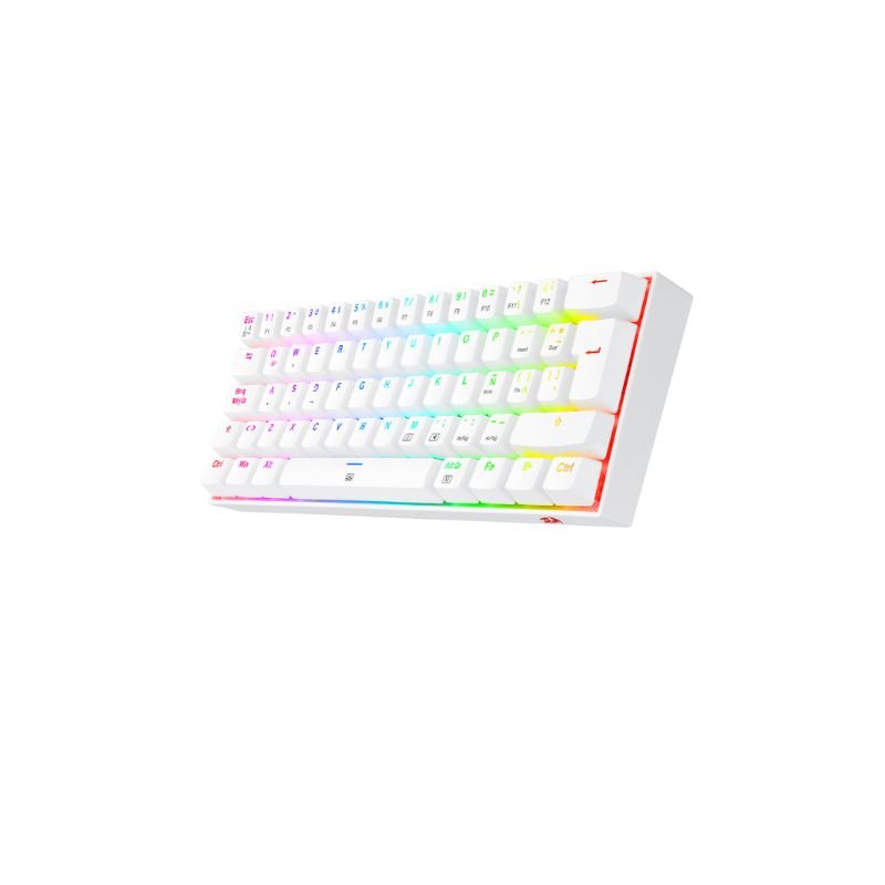Teclado Gamer Redragon Dragonborn K630W - RGB - SP - Switch Red - Blanco - Bestmart
