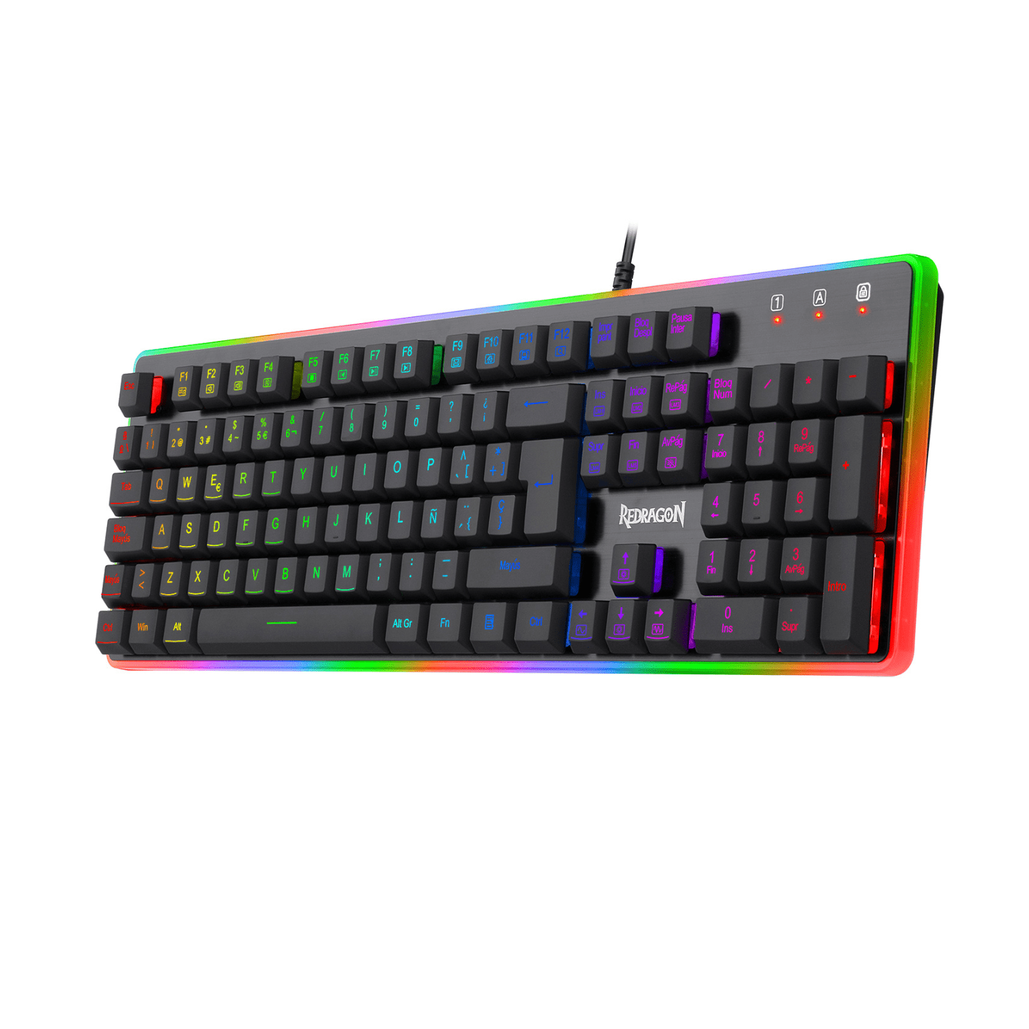 Teclado Gamer Redragon Dyaus 2 K509 RGB Negro - Bestmart