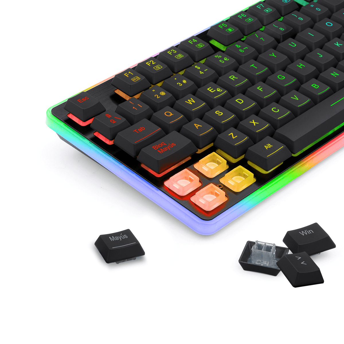 Teclado Gamer Redragon Dyaus 2 K509 RGB Negro - Bestmart