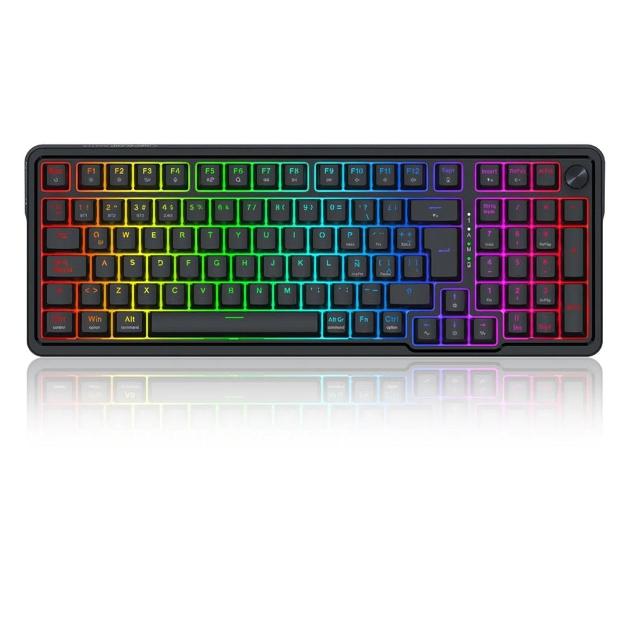 Teclado Gamer Redragon EISA Magnetic K686 Hall Effect RGB 98 Teclas Español Latino Negro - Bestmart