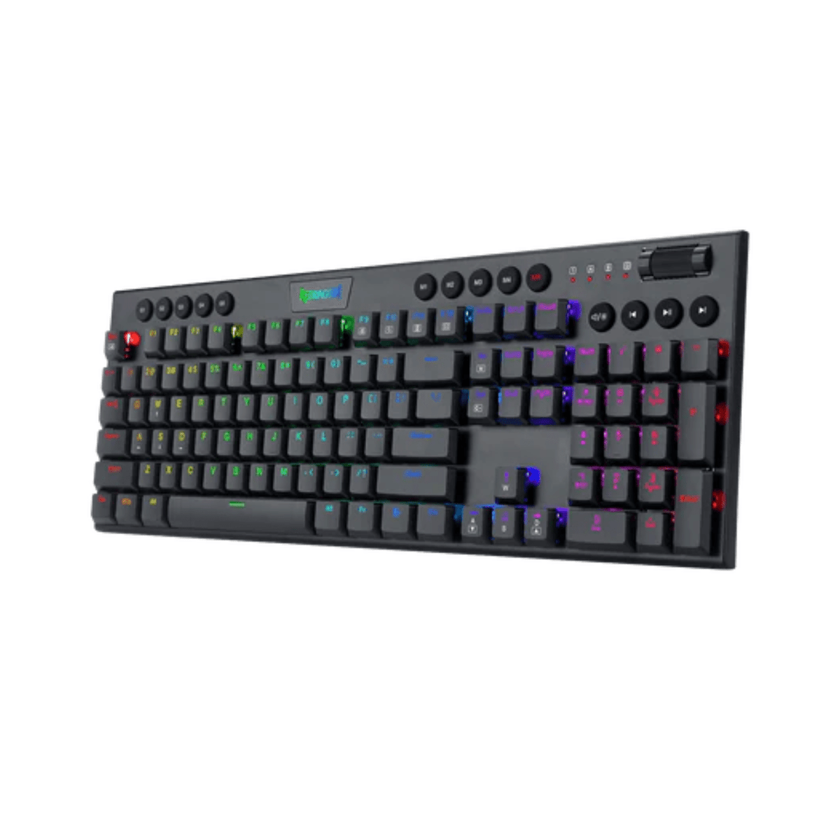 Teclado Gamer Redragon Horus FS Black Red Sw Cableado Español Negro - Bestmart
