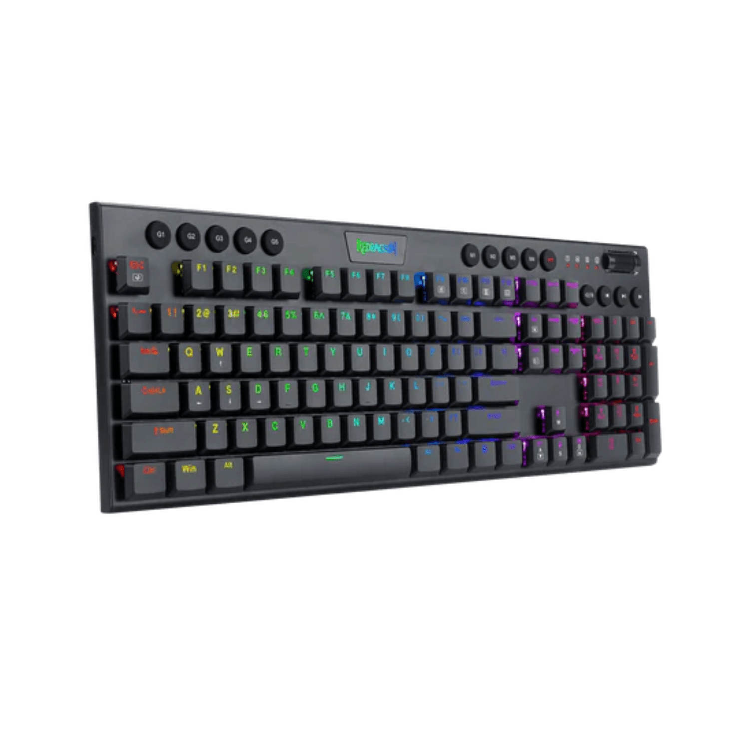 Teclado Gamer Redragon Horus FS Black Red Sw Cableado Español Negro - Bestmart