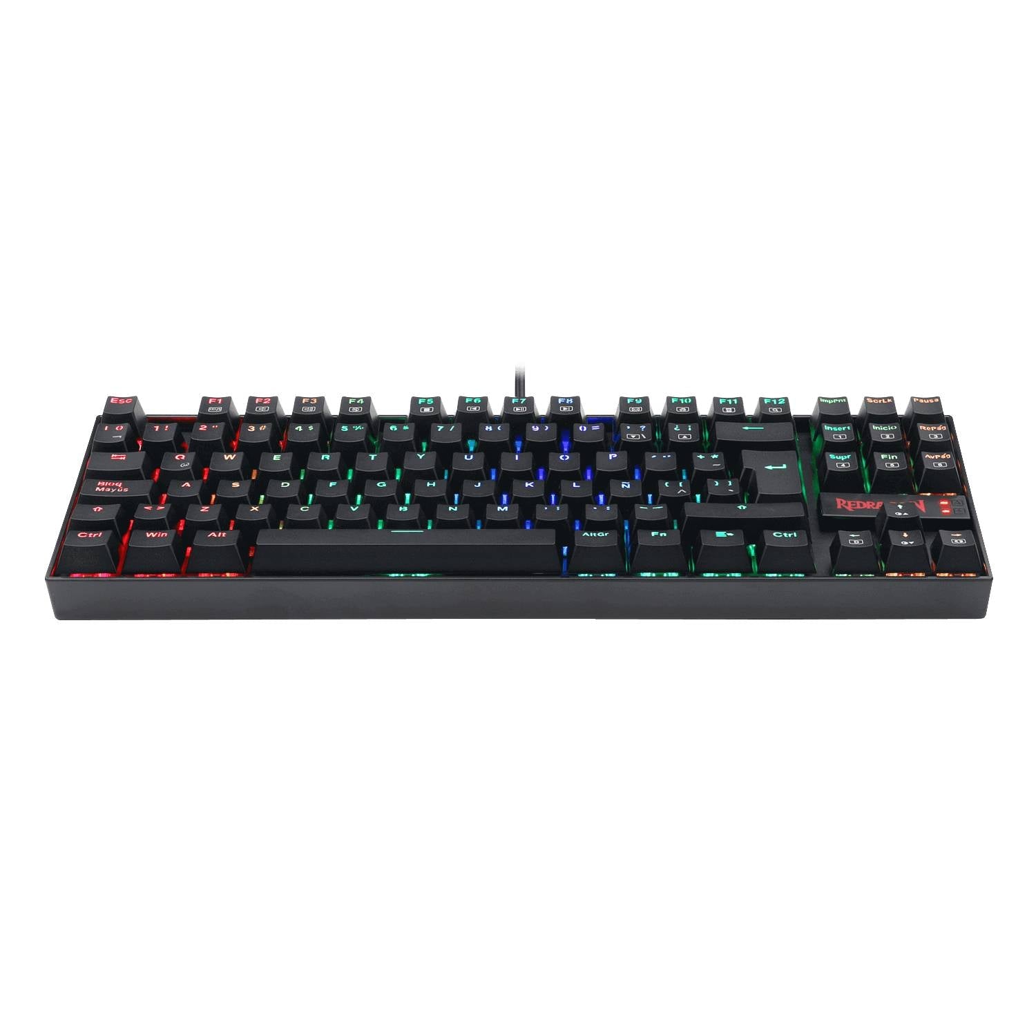 Teclado Gamer Redragon Kumara K552 RGB Switch Blue - Negro - Bestmart