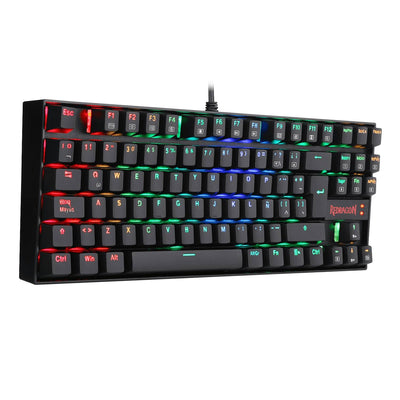 Teclado Gamer Redragon Kumara K552 RGB Switch Blue - Negro - Bestmart