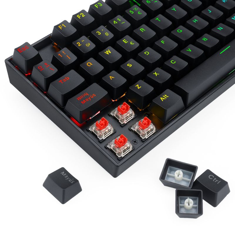 Teclado Gamer Redragon Kumara K552 RGB Switch Red Negro - Bestmart