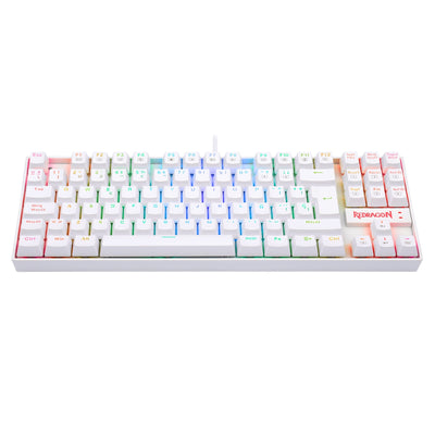 Teclado Gamer Redragon Kumara K552W RGB SP Switch Red Blanco - Bestmart