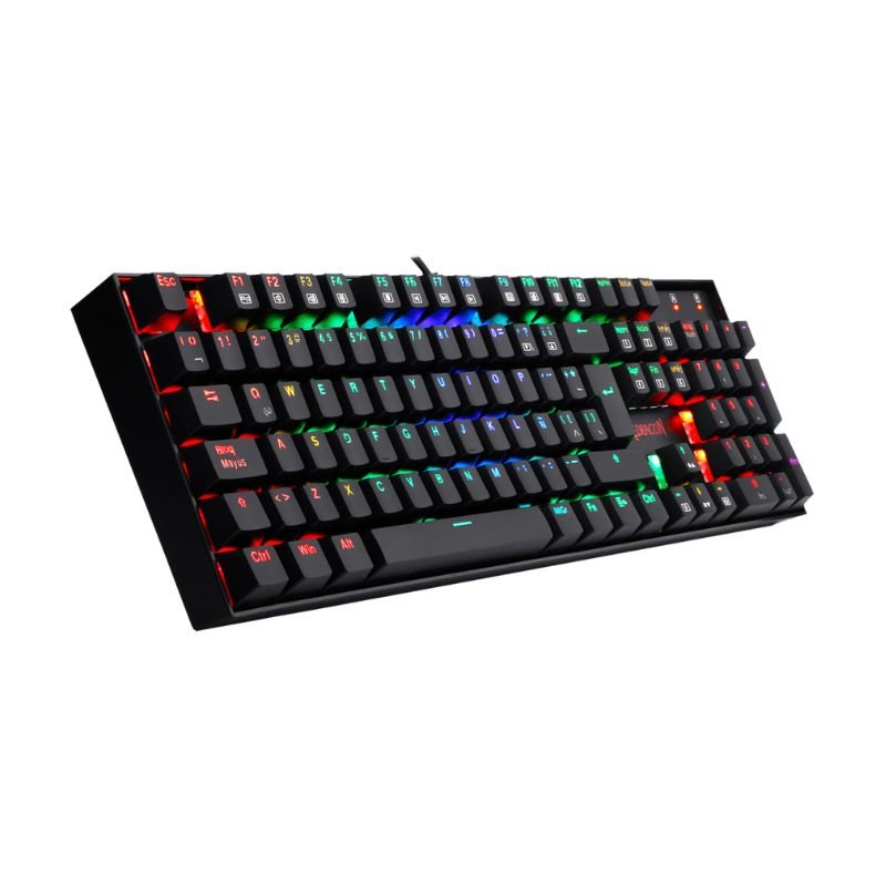 Teclado Gamer Redragon MITRA K551 RGB Switch Red - Negro - Bestmart