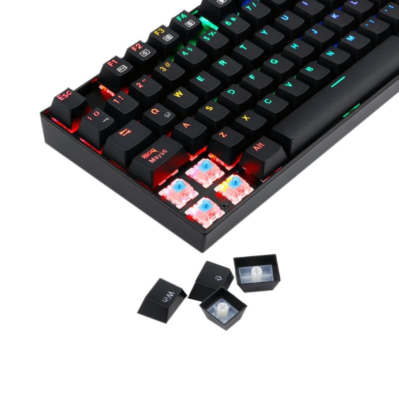 Teclado Gamer Redragon MITRA K551 RGB Switch Red - Negro - Bestmart