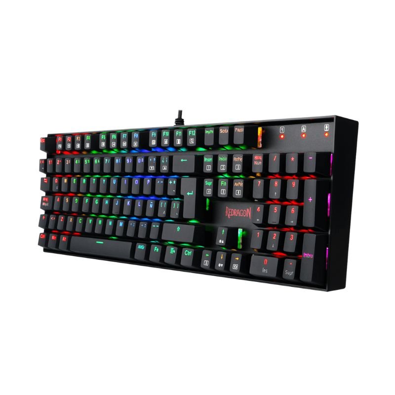 Teclado Gamer Redragon MITRA K551 RGB Switch Red - Negro - Bestmart