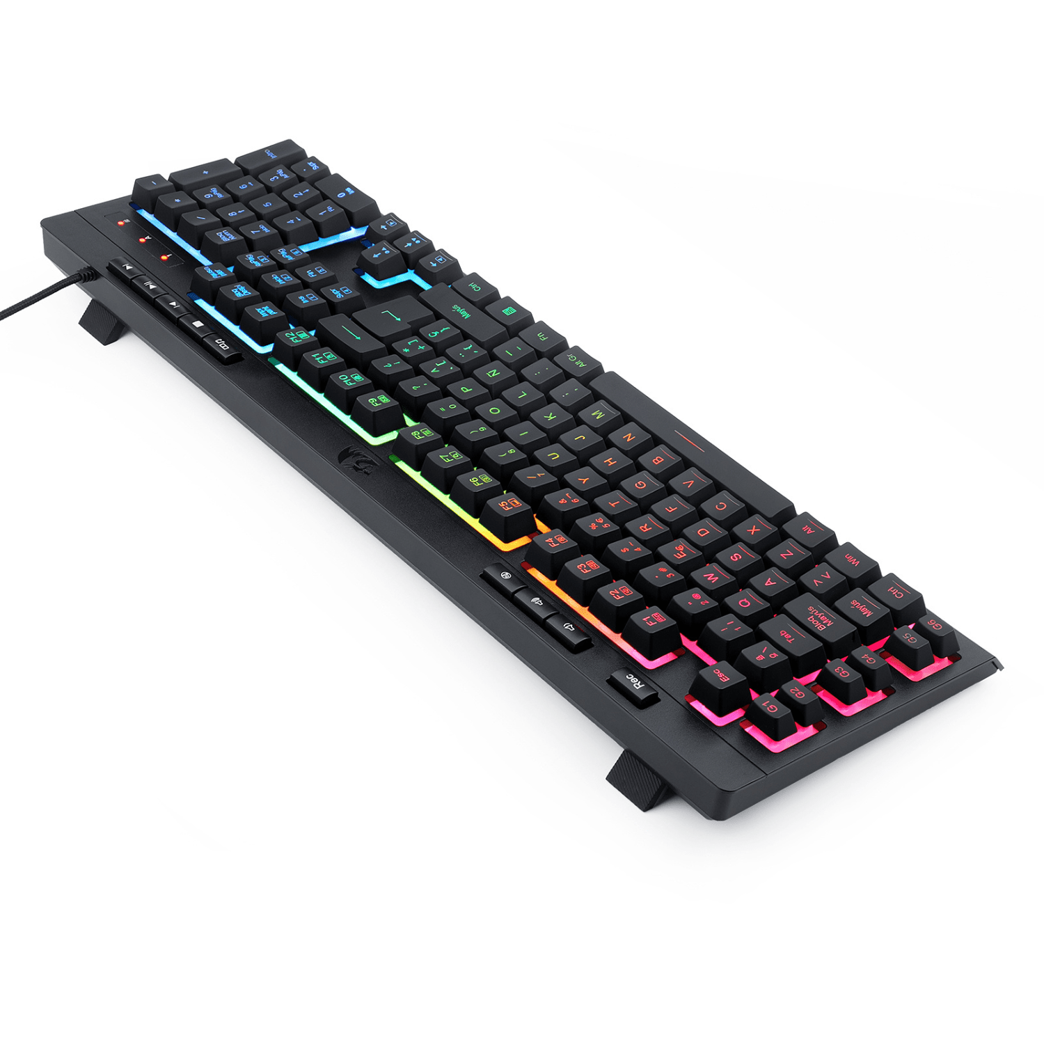 Teclado Gamer Redragon Shiva K512 RGB Español Negro - Bestmart