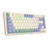 Teclado Gamer Redragon Ucal Pro K673 RGB Red Switch Blanco/Celeste Español - Bestmart