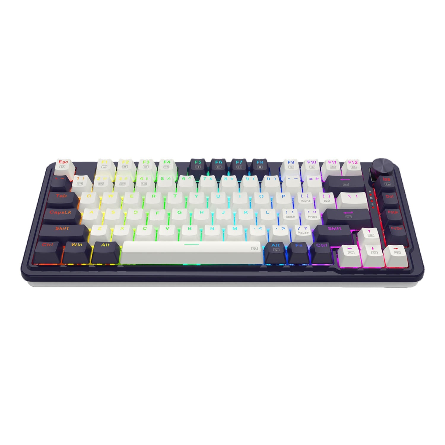 Teclado Gamer Redragon Ucal Pro WB K673 RGB Red Switch Español Blanco - Bestmart