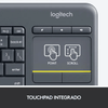 Teclado Inalambrico Logitech K400 Plus con touchpad negro - Bestmart
