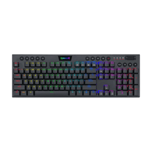 Teclado Mecánico Gamer Redragon Horus Chroma RGB Switch Red - Full Size 100% - Negro - Español Open Box - Bestmart