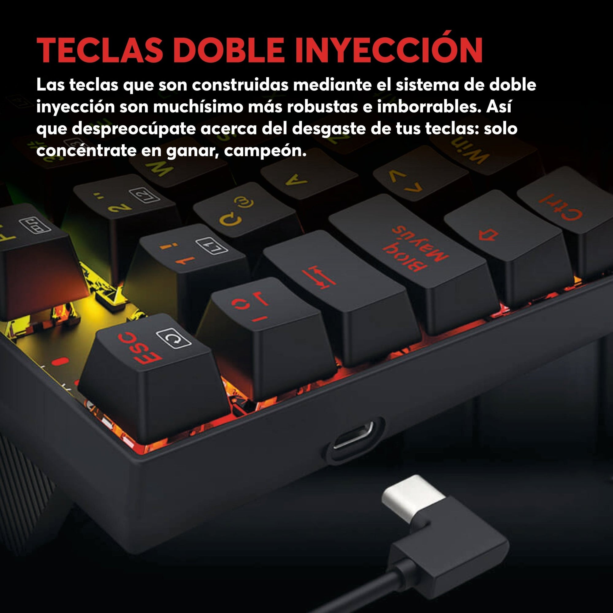 Teclado Mecánico Gamer Redragon ZIGGS K669 RGB Switch Red - Compacto 95% - Negro - Español - Bestmart