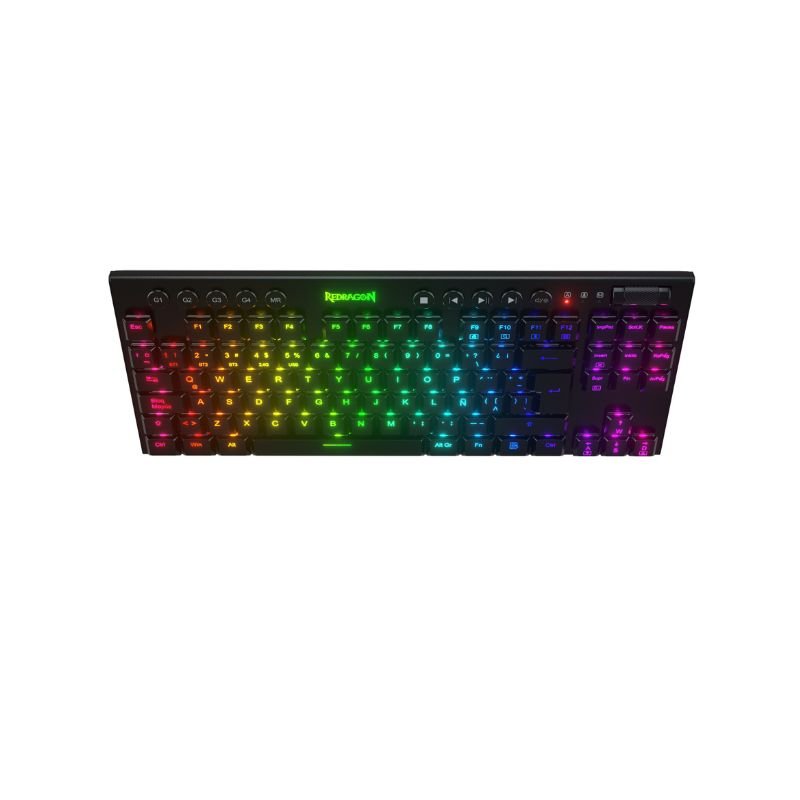 Teclado Mecánico Redragon Horus K621 RGB SP TKL WiFi Negro - Bestmart