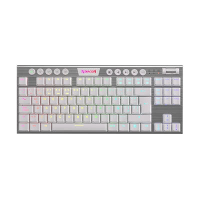 Teclado Mecánico Redragon Horus TKL K622SP Switch Red RGB - Blanco - Bestmart