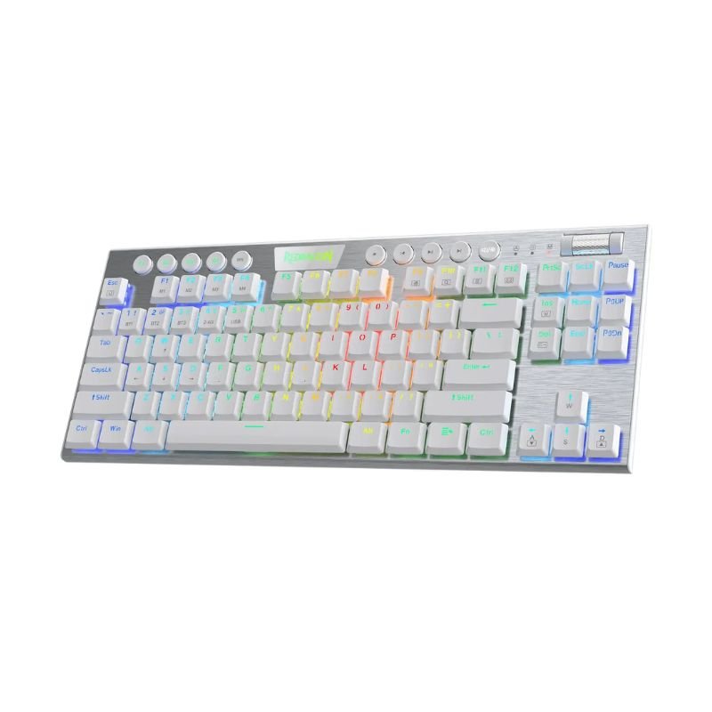 Teclado Mecánico Redragon Horus TKL K622SP Switch Red RGB - Blanco - Bestmart