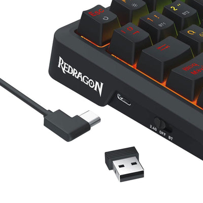 Teclado Mecánico Redragon Ucal LCD Pro K724RGB-PRO SP Español RGB - Bestmart