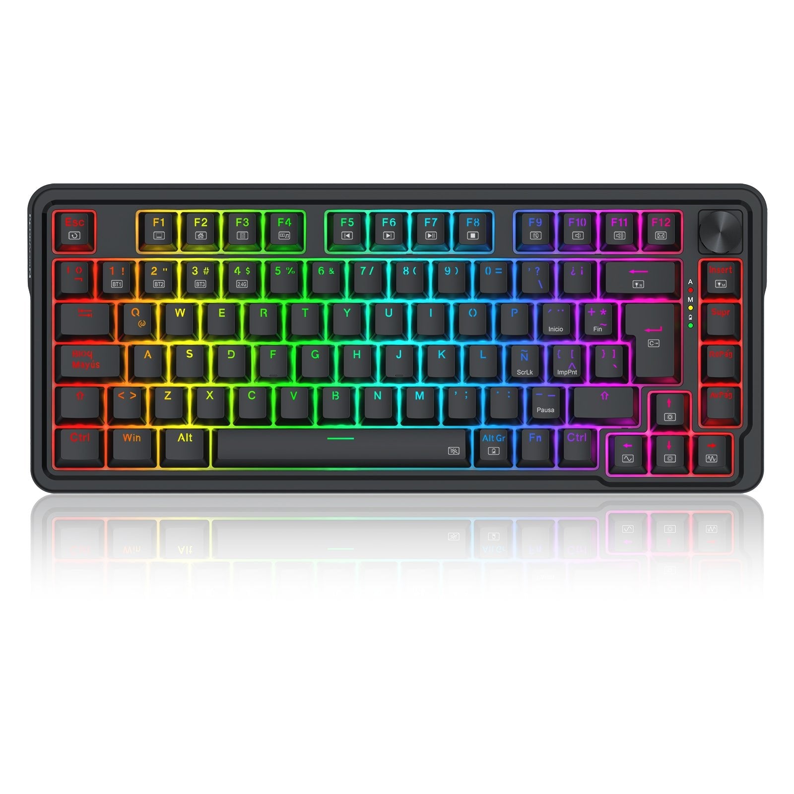 Teclado Mecánico Redragon Ucal Pro Black K673RGB - PRO - Bestmart