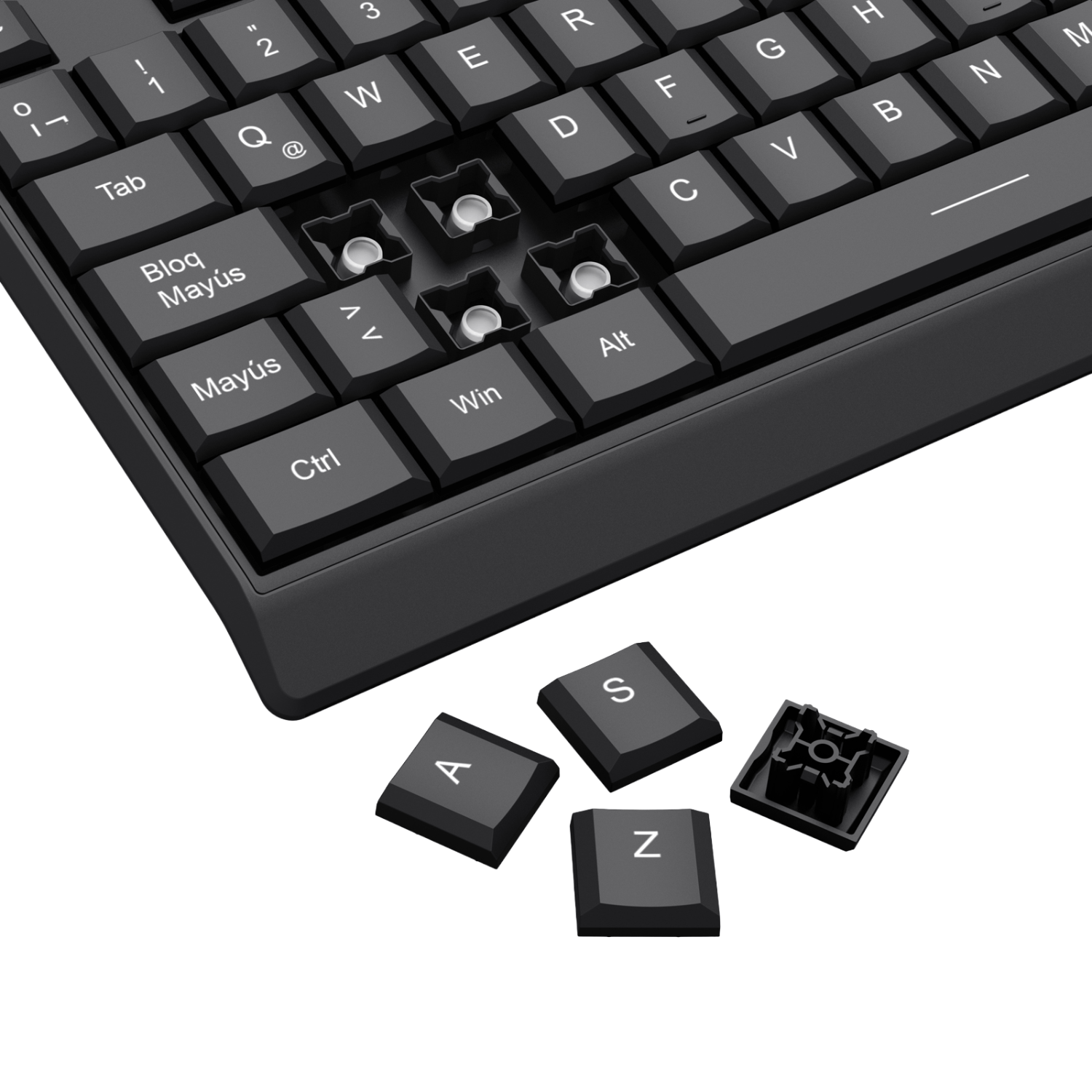 Teclado Redragon BK8345 SP Español negro - Bestmart