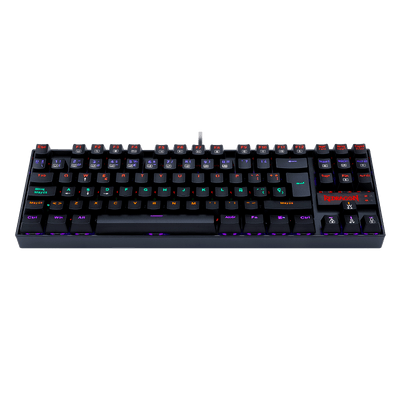 Teclado Redragon K552 - KR - SP Kumara Rainbow - Negro - Bestmart
