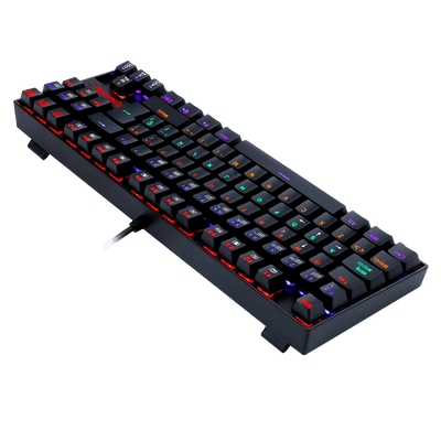 Teclado Redragon K552 - KR - SP Kumara Rainbow - Negro - Bestmart