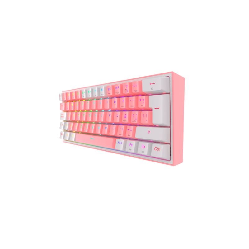 Teclado Redragon K616 - RGB PW SP Fizz Pro - Rosado - Bestmart