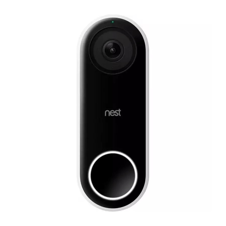Timbre inteligente Nest Hello Video Doorbell (OPEN BOX) - Bestmart