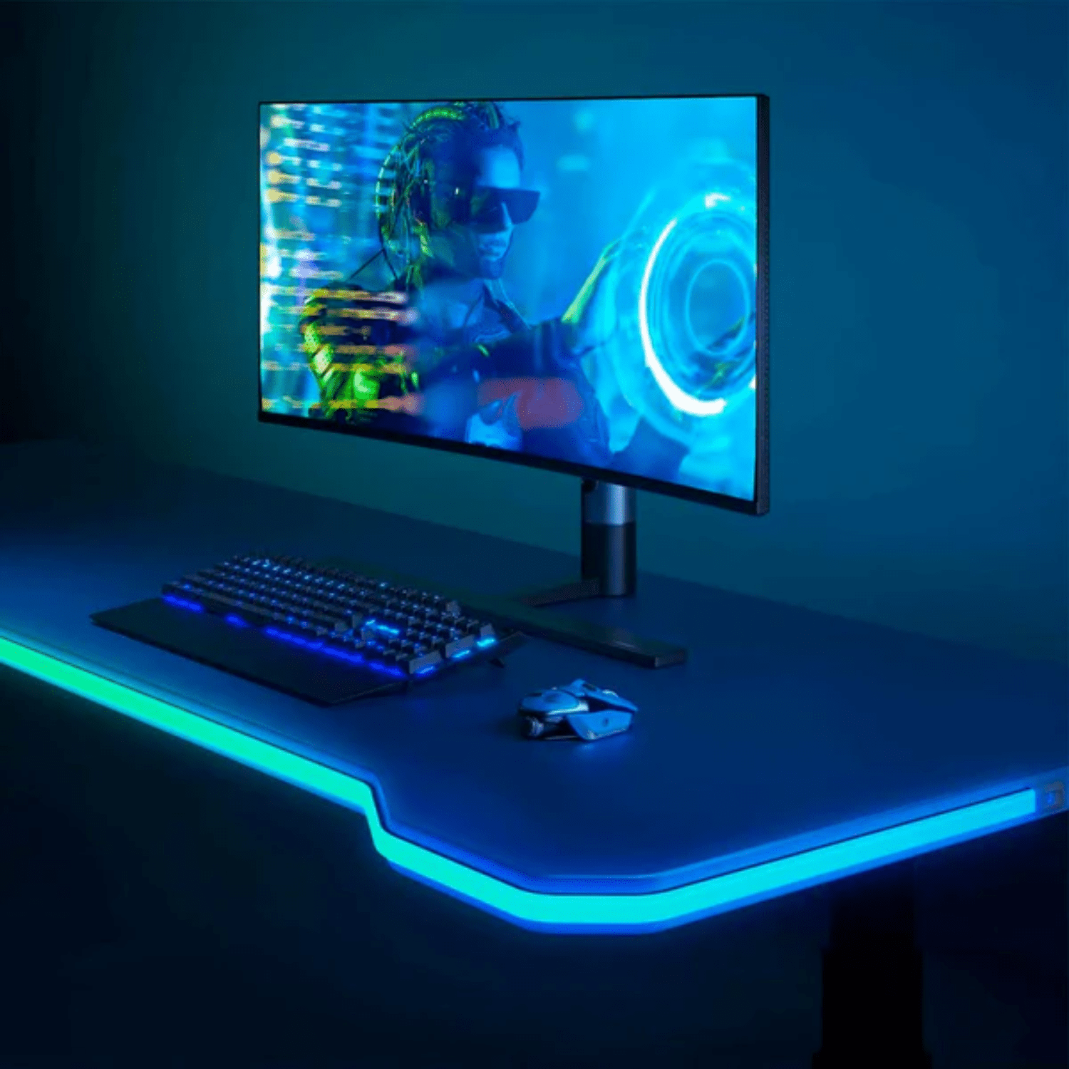 Tira Gamer de Luces de Neón Govee RGBIC ajustable para Escritorio - 3 metros - Bestmart