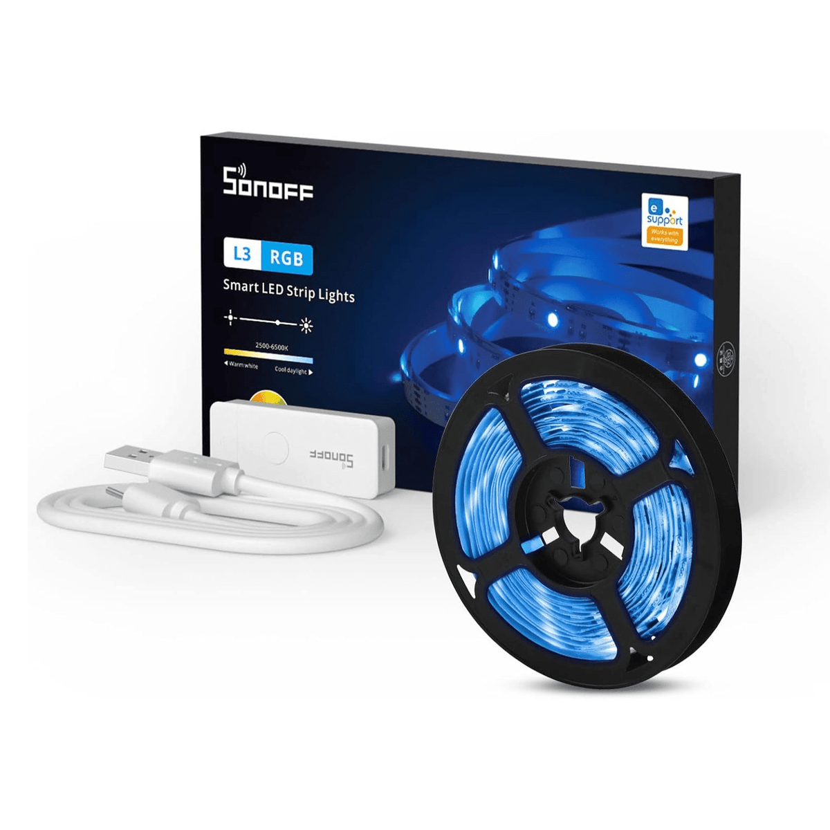 Tira LED WiFi RGB Sonoff L3 - 5 metros - Bestmart
