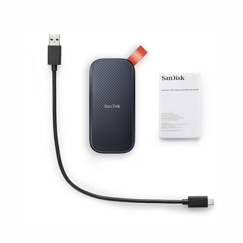 Unidad SSD Externa SanDisk Portable de 1 TB - USB 3.2 - Hasta 520 MB/s - Modelo SDSSDE30 - 1T00 - G25 - Bestmart