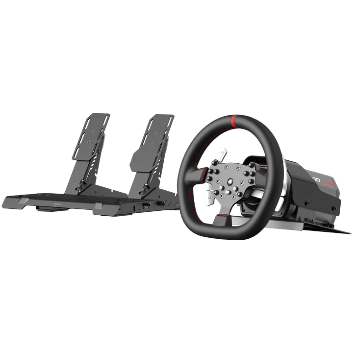 Volante de Carrera PXN V10 Ultra con Force Feedback, Pedales y Palanca - PC PS4 Xbox one Xbox Series X|S Negro - Bestmart