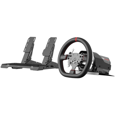 Volante de Carrera PXN V10 Ultra con Force Feedback, Pedales y Palanca - PC PS4 Xbox one Xbox Series X|S Negro - Bestmart