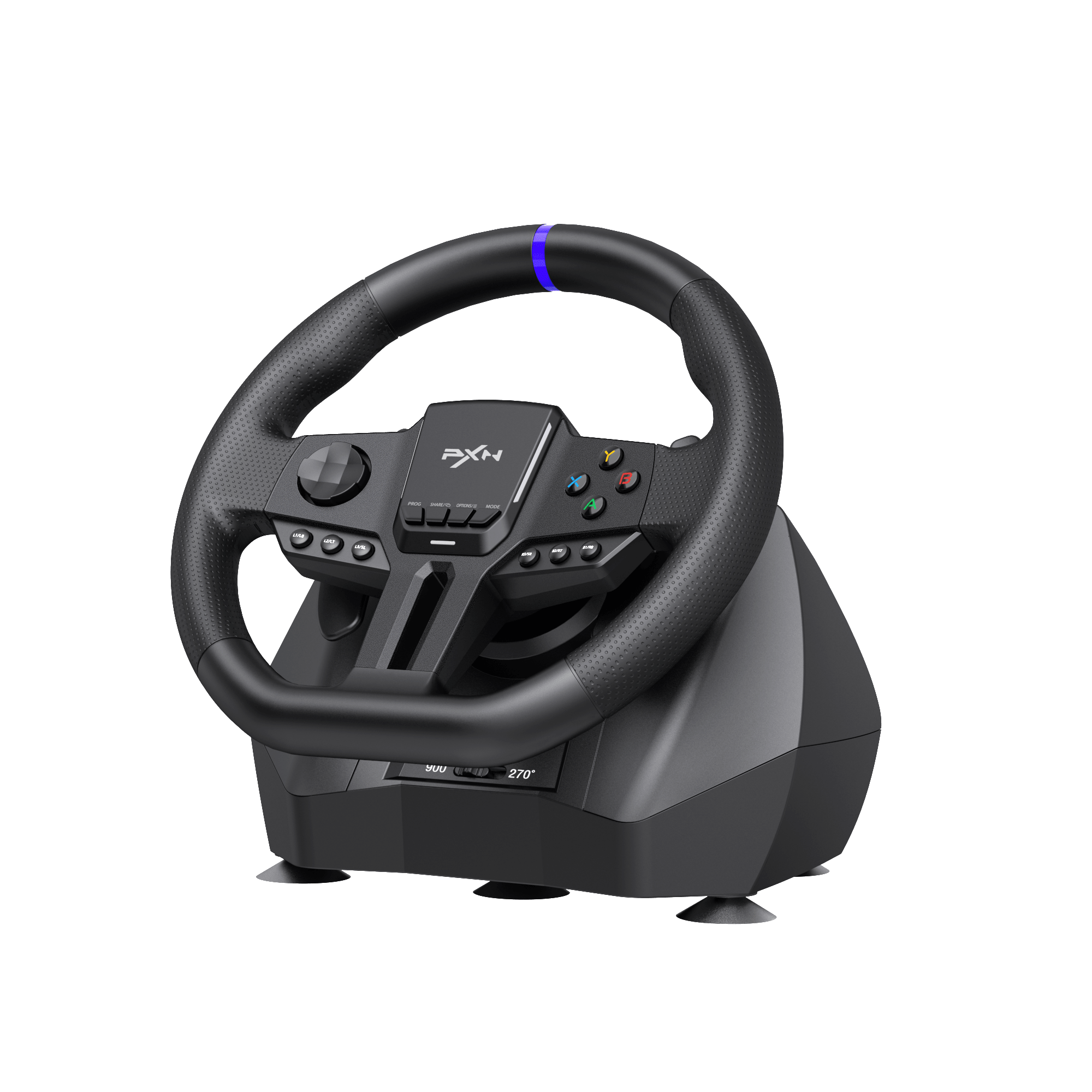 Volante de Carrera PXN V900 GEN2 con Pedales – PC, PS4, Xbox, Nintendo - Negro - Bestmart