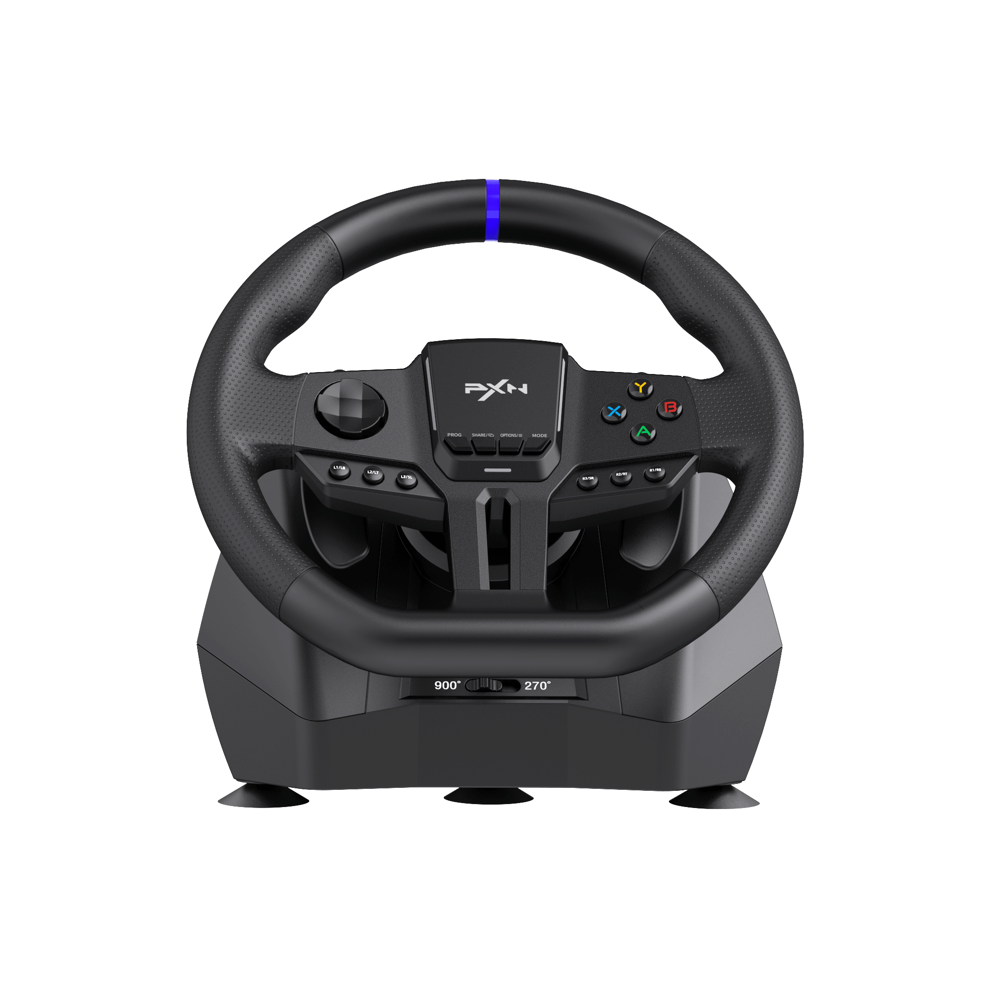 Volante de Carrera PXN V900 GEN2 con Pedales – PC, PS4, Xbox, Nintendo - Negro - Bestmart