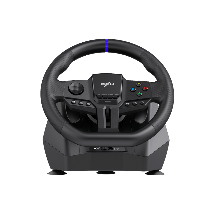 Volante de Carrera PXN V900 GEN2 con Pedales – PC, PS4, Xbox, Nintendo - Negro - Bestmart