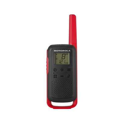 Walkie - talkies T210TP (2 unidades) Radio bidireccional Motorola Solutions - Negro con rojo - Bestmart