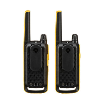 Walkie - talkies T470 FRS/GMRS (2 unidades) Radio bidireccional Motorola Solutions - Negro con amarillo - Bestmart