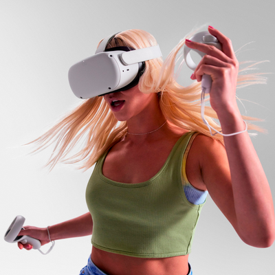 Meta Quest Oculus - Auriculares VR - Meta Quest 2 - Resident Evil 4 Bundle con Beat Saber - 128 GB - Bestmart
