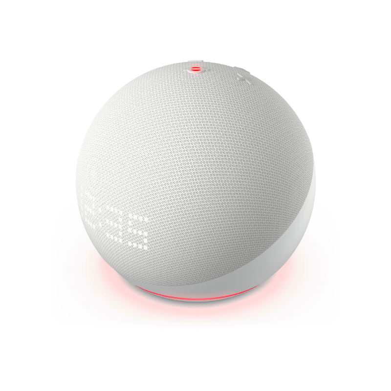 Amazon Alexa Echo Dot 5 con Reloj - Blanco - Bestmart