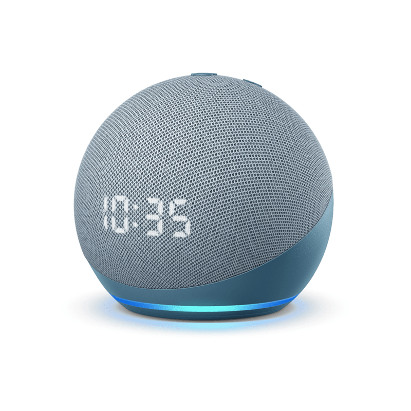 Amazon Echo Dot 4 con Reloj - Azul - Bestmart