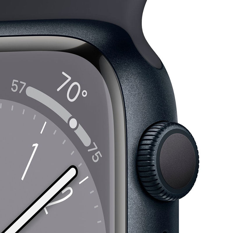 Apple Watch Serie 8 (GPS) Caja Midnight aluminio 45mm con correa sport Midnight - M/L - Bestmart