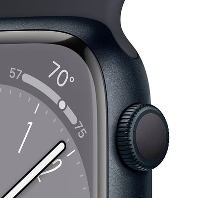 Apple Watch Serie 8 (GPS) Caja Midnight aluminio 45mm con correa sport Midnight - M/L - Bestmart