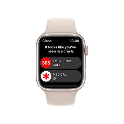 Apple Watch Serie 8 (GPS) Caja Starlight aluminio 45mm con correa sport Starlight - M/L - Bestmart