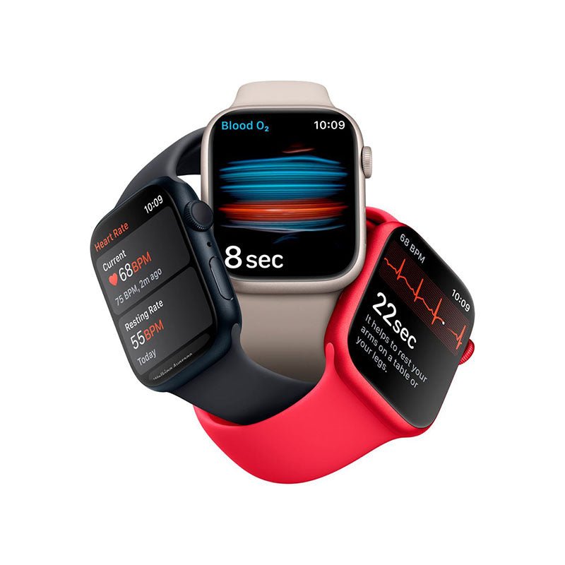 Apple Watch Series 8 (GPS) Caja Midnight aluminio 41mm con correa sport Midnight - M/L - Bestmart