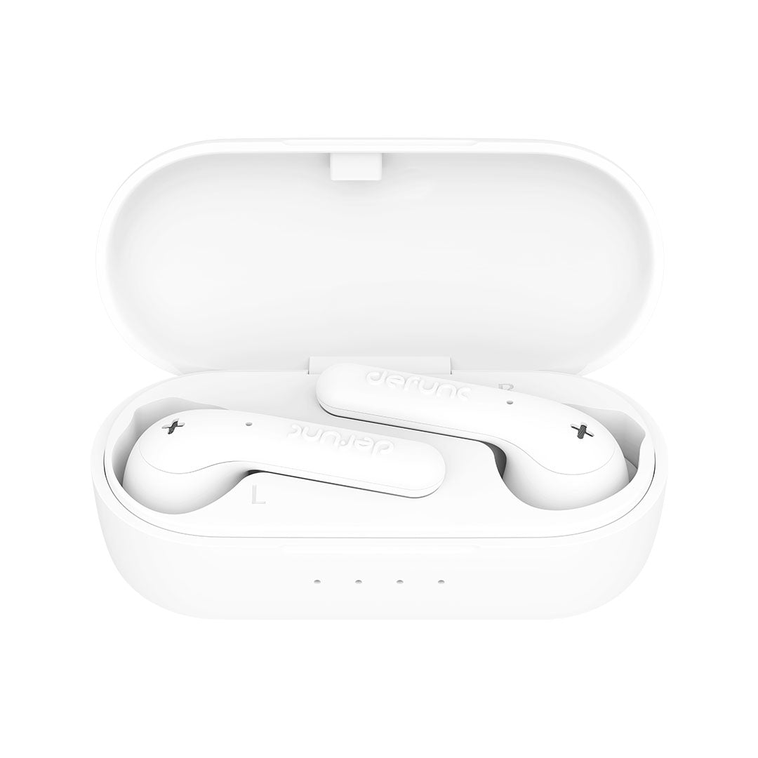 Audífonos Inalámbricos Defunc True Basic True Earbuds - Blancos - Bestmart